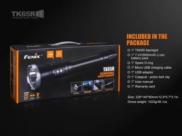 Fenix TK65R LED Taschenlampe 3200 Lumen Fenix TK65R LED Taschenlampe 3200 Lumen
