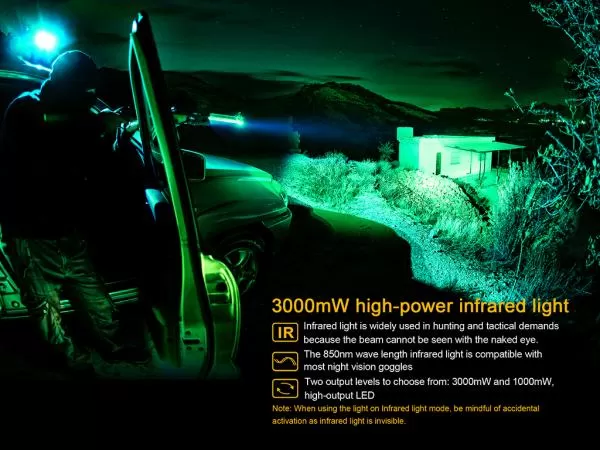 Fenix TK25IR Weiß + Infrarot LED Dual Taschenlampe Fenix TK25IR Weiß + Infrarot LED Dual Taschenlampe