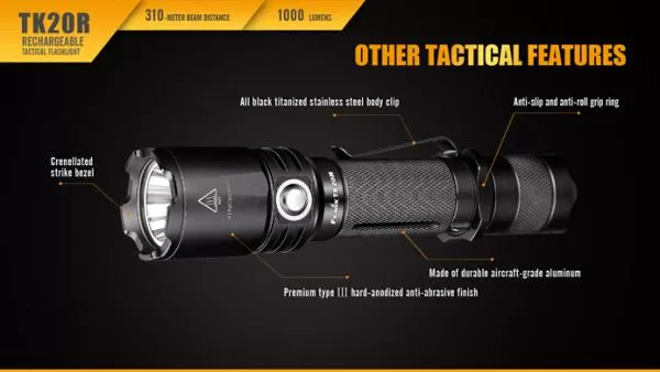 Fenix TK20R Cree XP-L HI V3 LED 1000 Lumen Taschenlampe Fenix TK20R Cree XP-L HI V3 LED 1000 Lumen Taschenlampe