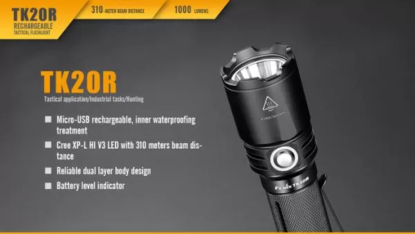Fenix TK20R Cree XP-L HI V3 LED 1000 Lumen Taschenlampe Fenix TK20R Cree XP-L HI V3 LED 1000 Lumen Taschenlampe