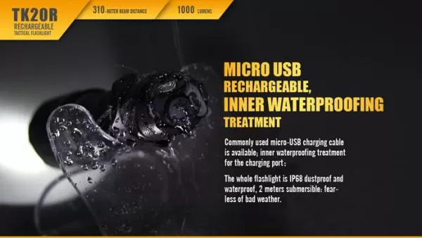 Fenix TK20R Cree XP-L HI V3 LED 1000 Lumen Taschenlampe Fenix TK20R Cree XP-L HI V3 LED 1000 Lumen Taschenlampe