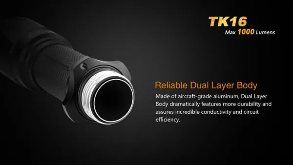 Fenix TK16 Cree XM-L2 U2 LED Taschenlampe 1000 Lumen Fenix TK16 Cree XM-L2 U2 LED Taschenlampe 1000 Lumen