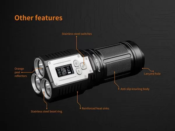 Fenix TK72R LED Taschenlampe 9000 Lumen Fenix TK72R LED Taschenlampe 9000 Lumen