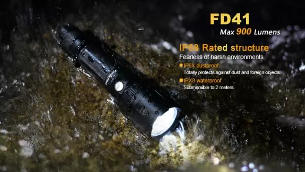 Fenix FD41 Cree XP-L HI LED Taschenlampe inkl 2 x CR123A Batterien Fenix FD41 Cree XP-L HI LED Taschenlampe inkl 2 x CR123A Batterien