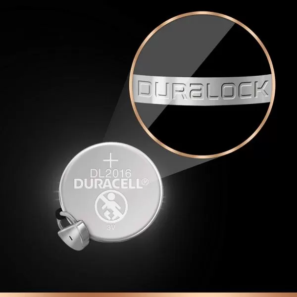 Duracell Lithium Knopfzelle CR2016, 2er Pack Duracell Lithium Knopfzelle CR2016, 2er Pack