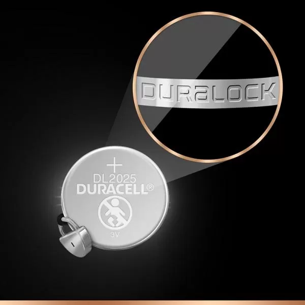 Duracell Lithium Knopfzelle CR2025, 2er Pack Duracell Lithium Knopfzelle CR2025, 2er Pack