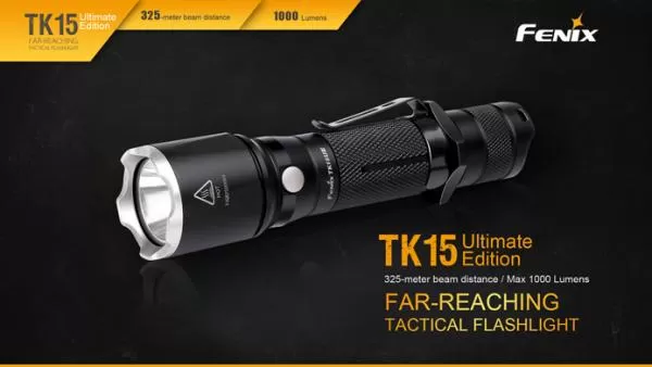 Fenix TK15UE CREE XP-L HI V3 LED Taschenlampe inkl. Batterien, schwarz Fenix TK15UE CREE XP-L HI V3 LED Taschenlampe inkl. Batterien, schwarz