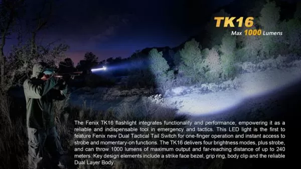 Fenix TK16 Cree XM-L2 U2 LED Taschenlampe 1000 Lumen Fenix TK16 Cree XM-L2 U2 LED Taschenlampe 1000 Lumen