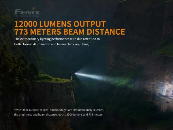 Fenix LR40R LED Taschenlampe / Suchscheinwerfer 12000 Lumen inkl. Akkupack Fenix LR40R LED Taschenlampe / Suchscheinwerfer 12000 Lumen inkl. Akkupack