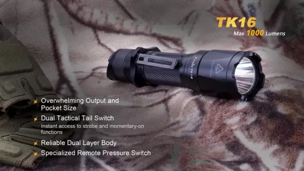 Fenix TK16 Cree XM-L2 U2 LED Taschenlampe 1000 Lumen Fenix TK16 Cree XM-L2 U2 LED Taschenlampe 1000 Lumen