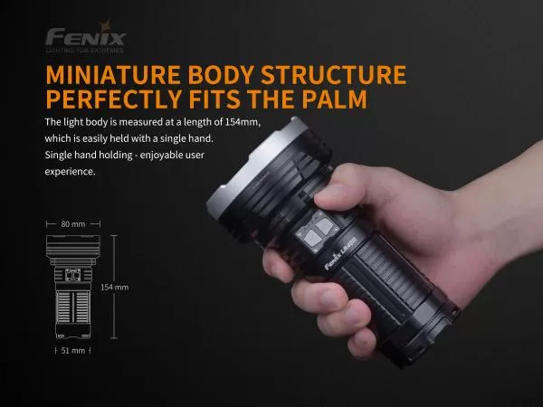 Fenix LR40R LED Taschenlampe / Suchscheinwerfer 12000 Lumen inkl. Akkupack Fenix LR40R LED Taschenlampe / Suchscheinwerfer 12000 Lumen inkl. Akkupack