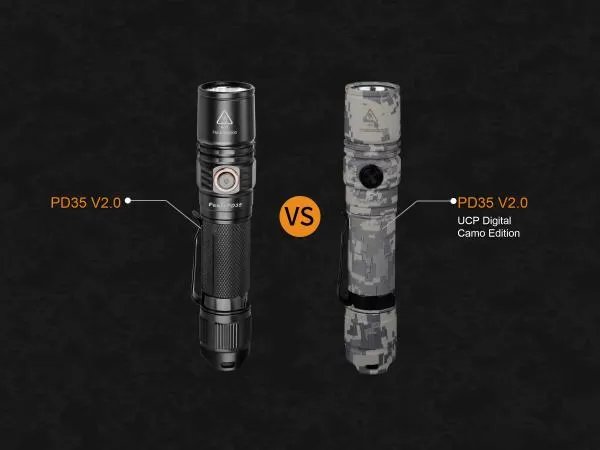 Fenix PD35 V2.0 Cree XP-L HI V3 1000 Lumen LED Taschenlampe inkl. Batterien, Digital Camo Fenix PD35 V2.0 Cree XP-L HI V3 1000 Lumen LED Taschenlampe inkl. Batterien, Digital Camo