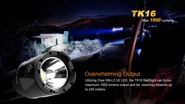Fenix TK16 Cree XM-L2 U2 LED Taschenlampe 1000 Lumen Fenix TK16 Cree XM-L2 U2 LED Taschenlampe 1000 Lumen