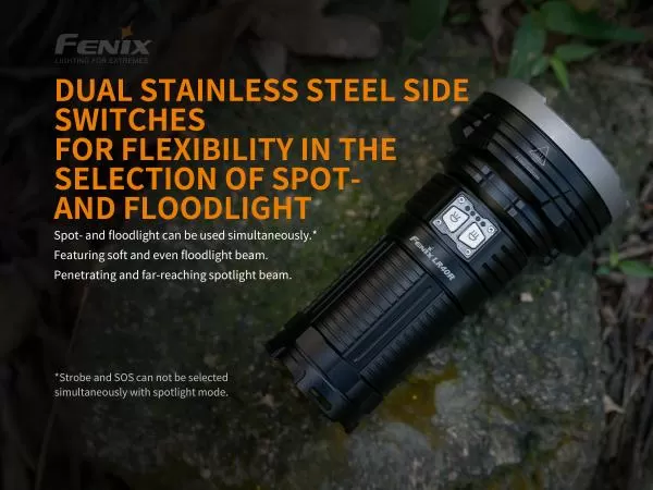 Fenix LR40R LED Taschenlampe / Suchscheinwerfer 12000 Lumen inkl. Akkupack Fenix LR40R LED Taschenlampe / Suchscheinwerfer 12000 Lumen inkl. Akkupack