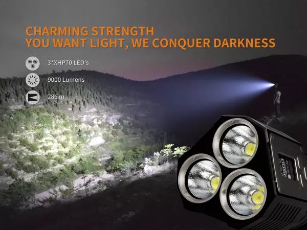 Fenix TK72R LED Taschenlampe 9000 Lumen Fenix TK72R LED Taschenlampe 9000 Lumen