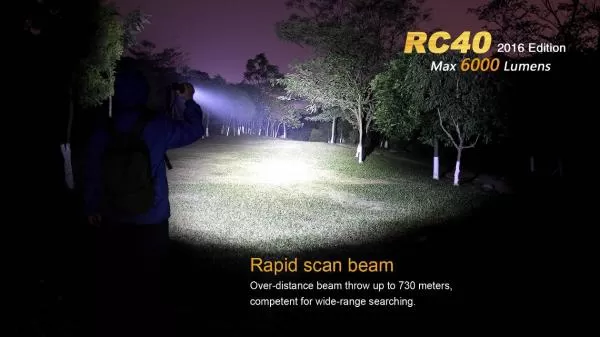 Fenix RC40 Cree XM-L2 U2 LED Taschenlampe 6000 Lumen Fenix RC40 Cree XM-L2 U2 LED Taschenlampe 6000 Lumen