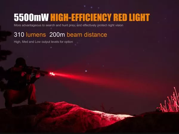 Fenix TK25Red rote & weiße LED Taschenlampe inkl. Batterien Fenix TK25Red rote & weiße LED Taschenlampe inkl. Batterien