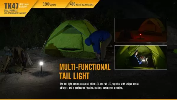 Fenix TK47UE Ultimate Edition 3200 Lumen LED Taschenlampe Fenix TK47UE Ultimate Edition 3200 Lumen LED Taschenlampe