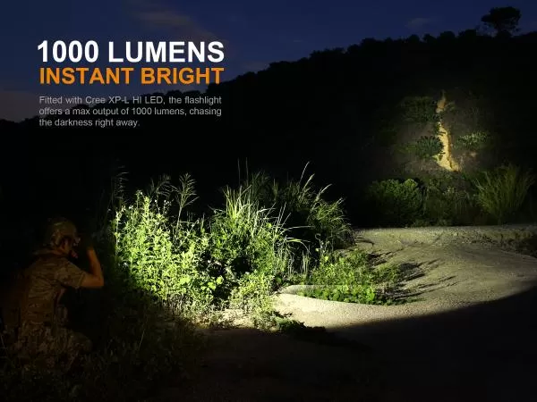 Fenix PD35 V2.0 Cree XP-L HI V3 1000 Lumen LED Taschenlampe inkl. Batterien, Digital Camo Fenix PD35 V2.0 Cree XP-L HI V3 1000 Lumen LED Taschenlampe inkl. Batterien, Digital Camo