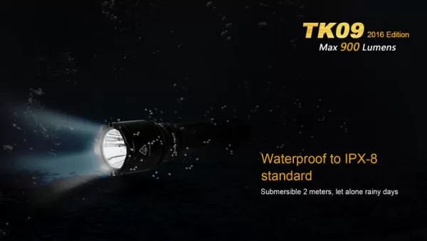 Fenix TK09 2016 Cree XP-L HI LED Taschenlampe 900 Lumen, inkl. Batterien Fenix TK09 2016 Cree XP-L HI LED Taschenlampe 900 Lumen, inkl. Batterien