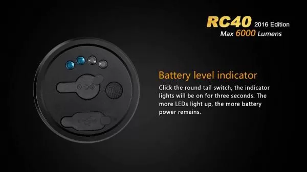 Fenix RC40 Cree XM-L2 U2 LED Taschenlampe 6000 Lumen Fenix RC40 Cree XM-L2 U2 LED Taschenlampe 6000 Lumen