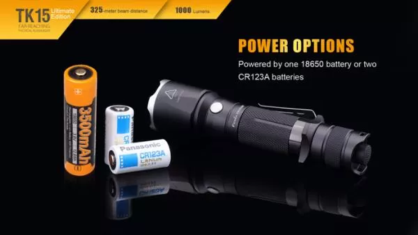Fenix TK15UE CREE XP-L HI V3 LED Taschenlampe inkl. Batterien, schwarz Fenix TK15UE CREE XP-L HI V3 LED Taschenlampe inkl. Batterien, schwarz