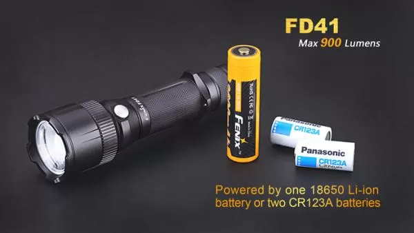 Fenix FD41 Cree XP-L HI LED Taschenlampe inkl 2 x CR123A Batterien Fenix FD41 Cree XP-L HI LED Taschenlampe inkl 2 x CR123A Batterien